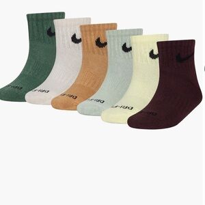 Nike kids performance socks, set of 5 size XXS 4-5